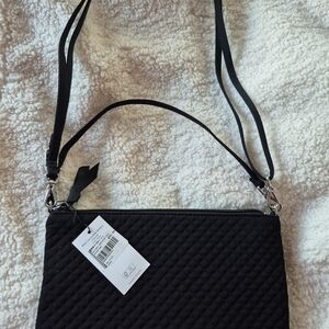 Vera Bradley Black Quilted Crossbody Bag